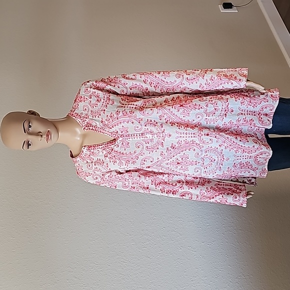Sigrid Olsen Tops - SIGRID OLSEN BEADED TUNIC‎